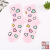 Colorful Peach Heart Embroidery Pattern Tube Socks Sweet Student Sports Trend Cotton Texture Long Socks Various Styles