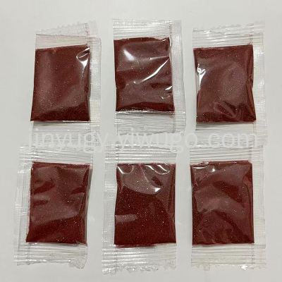 Imitation Cinnabar Powder Purple Gold Sand Pink 5G Bag Small Package Can Hold Hollow Copper Gourd Niche for a Statue of the Buddha Lucky Bag Accessories
