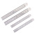 Short Straightedge Scale Ruler Student Stationery Office Drawing Measuring Scale 15/20cm Thickened Stainless Steel Ruler