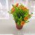 New Artificial Flower Red Plastic Basin Sun Chrysanthemum Bonsai Decoration Living Room Bedroom Dining Room Decoration