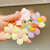 One-Pair Package Korean Sweet Candy Color Flower Children's Hair String Cute Girl Heart Hair Ring Mori Style Headband Hair Accessories