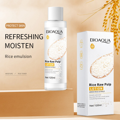 For Export Bioaoua Rice Puree Lotion Hydrating Moisturizing and Nourishing Facial Care Skin Care Products