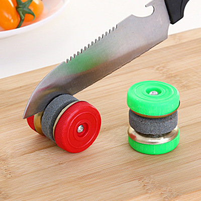 2 Yuan Shop Kitchen Good Helper round Sharpener round Sharpening Stone Household Sharpening Stone