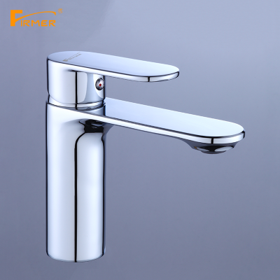 Firmer 2022 New Chrome Silver Faucet Copper Hot and Cold Water Basin Faucet