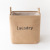 Spot Denim Jute Eva Box Printed Letters Nordic Style Laundry Basket Sundries Toy Storage Box