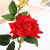 Simulation Chinese Rose Two-Head Home Living Room Decoration Flower Furnishings Bridal Bouquet Artificial Rose Factory Wholesale