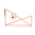 Rose Gold Iron Tape Cutter Manual Multifunctional Tape Dispenser Student Scrapbook Tape Base Electroplated Adhesive Tape Holder