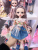 New Machine Edge Popular 12-Inch 30cm Fashion Series Barbie Dress-up Gift Box Baby Music Doll