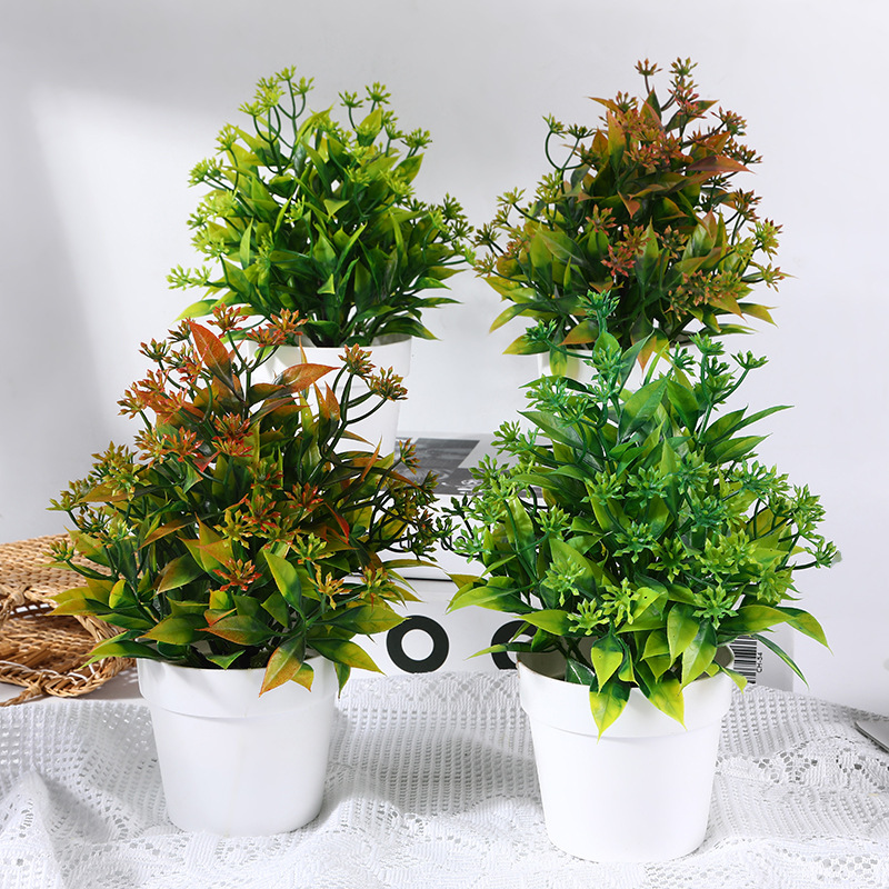 人造仿真绿植 盆栽店铺家居装饰假花小清新创意摆件厂家批发