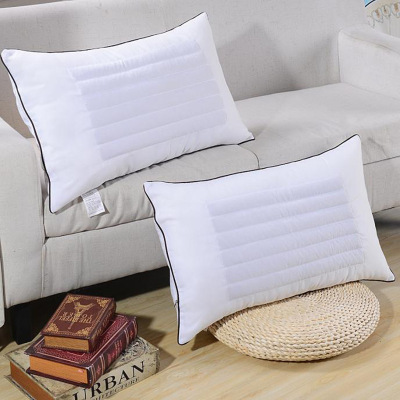 Factory Direct Sales Buckwheat High Elastic Full Feather Fabric Pillow Interior Buckwheat Dual-Use Pillow Brushed Fabric Healthy Pillow Headrest