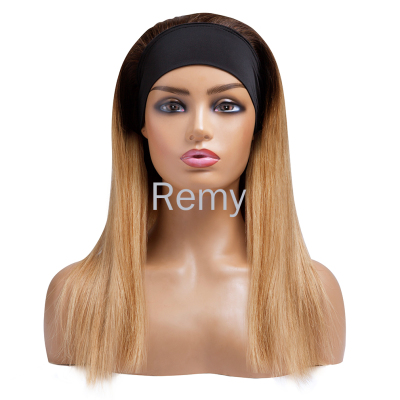 Popular Headband Human Hair Wigs for Black Women