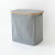 Foldable Home  Bamboo Wood Storage Basket Square Bamboo Ring with Lid Home Storage Basket Bedroom Dirty Clothes Basket