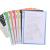 A4 Color Student Folder Rotating Clip Wholesale Plastic Transparent Material Slide Grip Report Cover Office Rocker Binding Clip