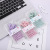 Cross-Border Two-In-One Office Combination Set Macaron Color Clip Ticket Holder Pushpin Round-Head Clip Key Card Box