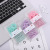 Cross-Border Two-In-One Office Combination Set Macaron Color Clip Ticket Holder Pushpin Round-Head Clip Key Card Box