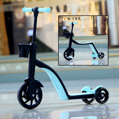 New Children's Scooter Three-in-One Children's Scooter Stall Gift Children's Toy Support One Piece Dropshipping