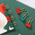Cross-Border Supplies Christmas Series Stationery Kit Creative Office Supplies Set Clip Pushpin Ticket Holder Stapler Bookbinding Supplies
