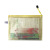 A4 Transparent Grid File Bag Transparent Hand Waterproof Large Capacity File Bag Stationery Storage Color Zipper Bag
