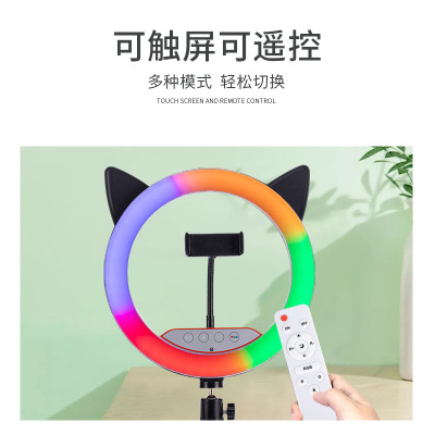 Factory Direct Supply 10-Inch Live Broadcast Ring Fill Light 26cm Ringlight Internet Celebrity Beauty Mobile Live Streaming Light
