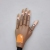 Nail Polish Practice Fake Hand Tool Rubber Simulation Hand Model Mechanical Nail Tip Bracket Finger Joint Flexible