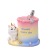 Creative Cartoon Unicorn Pencil Vase Decoration Birthday Party Star Light Decorations Car Resin Craft Decoration