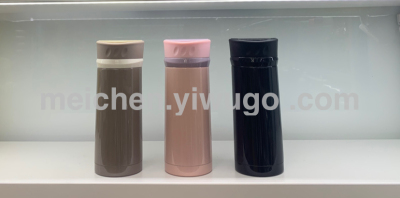 ABS Vacuum Cup Stainless Steel Couple Tumbler Student Cup Vacuum Cup 350ml Insulated Coffee Cup