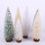 Mini Christmas Crafts Christmas Tree Small White Cedar Flocking Tree Show Window Decoration Christmas Desktop Decoration