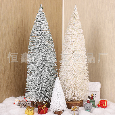 Christmas Gift Christmas Decorations Pine Tree New Style White Christmas Tree Office Window Desktop Ornaments