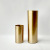 Nordic Style Creative Metal Plating Brass Golden Cylinder Vase Flower Model Room Home Soft Outfit Decoration