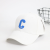 INS Korean Peaked Cap Female Online Influencer Hot Sale C Letter Baseball Cap Men's  Hat Big Head Circumference Sun Hat