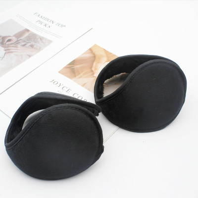 Pure Color for Men Men's Fabric Plush Earmuffs Warm Earmuffs Ear Warmer Korean Style Men's Earmuffs Earmuffs