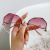 2021 Factory Direct Sales Frameless Trimming Fashion Sunglasses Women's UV Protection European and American Fashion Wear Sunglasses