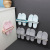 Non-Marking Stick-It Wall-Mounted Bathroom Slipper Rack Punch-Free Wall-Mounted Shoe Rack Storage Multiple Slipper Rack behind the Door