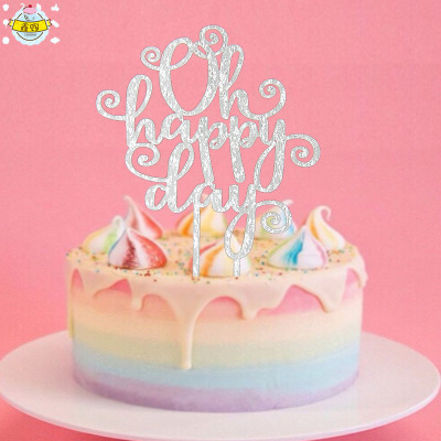 Wholesale Baking Decoration Cartoon Children Full-Year Cake Decoration Plug-in Insert Set Happy Birthday Insertion