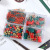 Cultural Creative Christmas Red Green Clip Size Gold Long Tail Clip Pushpin Big Square Box Office Learning Stationery Gift