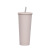 Cross-Border Ins Stainless Steel Cup with Straw Vacuum Coffee Cup Double-Layer Vacuum Cup Car Water Cup Spot Delivery