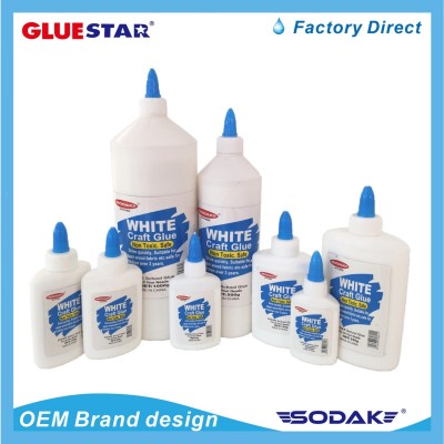 SODAK GLUE STAR Water-Based High Efficiency PVA Polyvinyl Acetate Wood White Adhesive Glue Craft White Glue