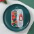 Cultural Creative Golden Pushpin Green Long Tail Clip Red Clip Small Three Grid Wall-Mounted Box Christmas Ice Man Gift Combination