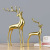 Pure Copper Deer Gift TV Cabinet Wine Cabinet Light Luxury Decoration Creative Newly-Married Marriage Gift Living Room Home Decoration