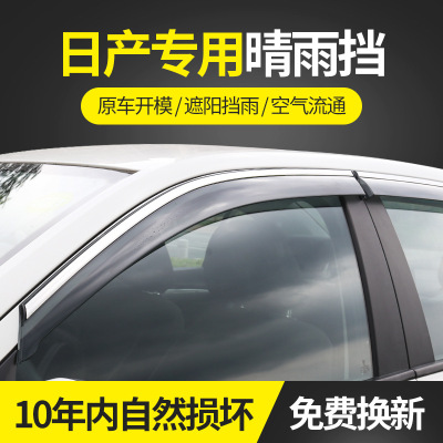 Applicable to Honda New Energy Concept Ve-1 Window Deflectors Stainless Steel Side Window Deflector Decoration Modification Cover Weatherstrip