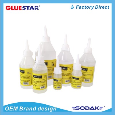 Sodak 30ml~500ml Manufacturer Experience Alcohol Glue Best Quality Liquid Silicone Glue Craft Works Art Glue