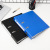 Factory Direct Supply Blue Black 554a4 Paper Grid Office Material Pattern File Double Clip Material Storage Folder File Binder