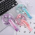 Macaron Color Series Long Tail Clip Pushpin Multi-Functional Combination Set Colorful Clip Long Tail Clip Office Stationery
