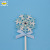 New Snowflake Cake Inserting Card Baking Decoration Birthday Cake Insert Card Mousse Cup West Point Insert Card