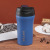 New American Stainless Steel Coffee Cup One Cover Dual-Purpose Double Drink Thermos Cup with Straw Flip Bounce Cup