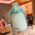 Celebrity Big Belly Straw Cup Female 304 Stainless Steel Large Capacity Vacuum Cup Portable Student Kettle Portable