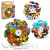 Amazon New Hot Fingertip Cube Bean Magic Ball Toy Rotating Flat Ball Gyro Educational Novelty Toy