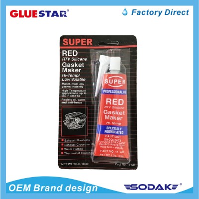 Grey RTV Gasket Marker Silicone Sealant 100% Percent Silicone