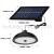 Solar Led Two-Headed Chandelier Retro Outdoor Courtyard Chandelier Waterproof Energy Saving Remote Control Lighting Street Lamp