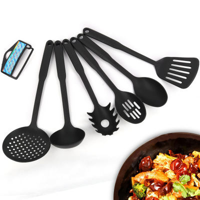 Nine-Point Handle Nylon Kitchenware Six-Piece Non-Stick Pan Spatula Set Cooking Shovel Spoon Tool Kitchen Tools 